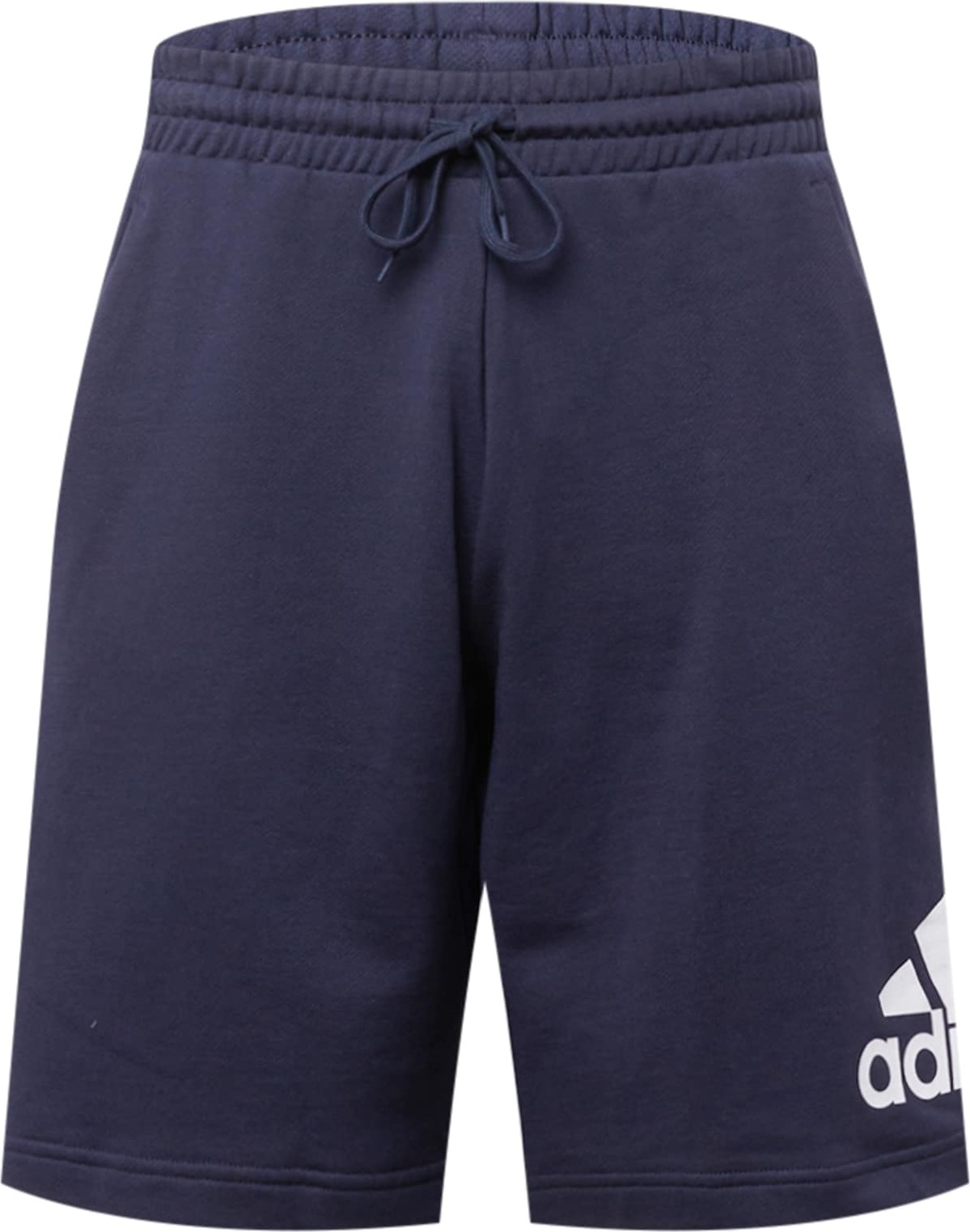 Sportovní kalhoty 'Essentials Big Logo French Terry' ADIDAS SPORTSWEAR modrá / bílá