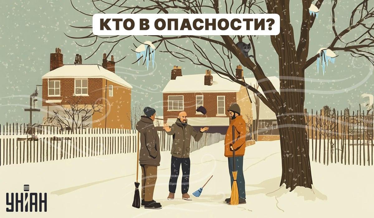 Det er nødvendigt hurtigt at forstå, hvem af pedellerne der er i fare / Moje collage