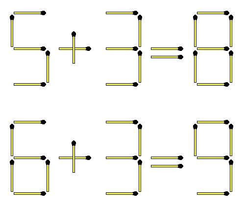 Løsningen på tændstikopgaven