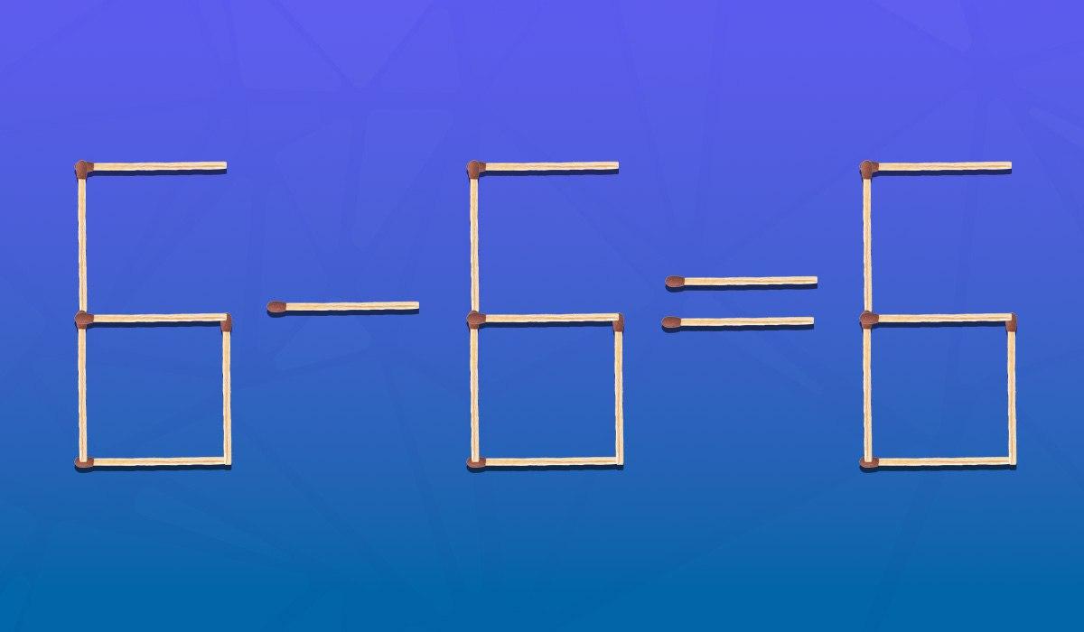 Hvilken tændstik skal trækkes, for at lighed er korrekt: en hurtig IQ-test