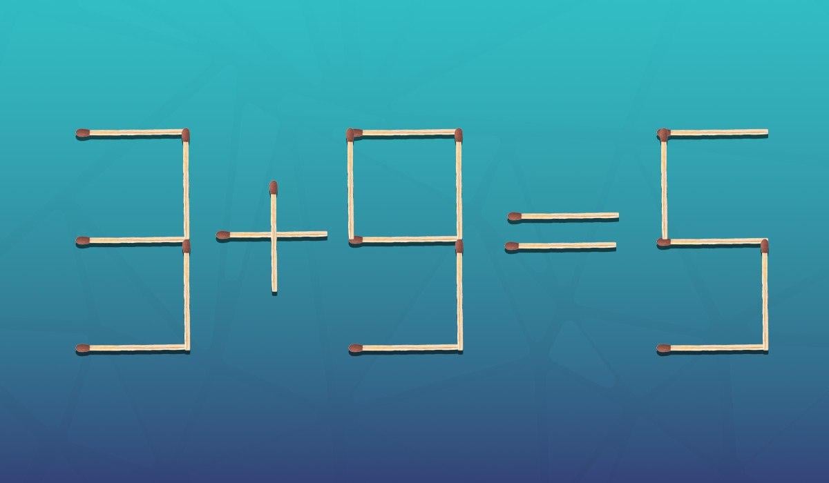 Hvilken tændstik skal flyttes, for at lighed er korrekt: et puslespil for genier