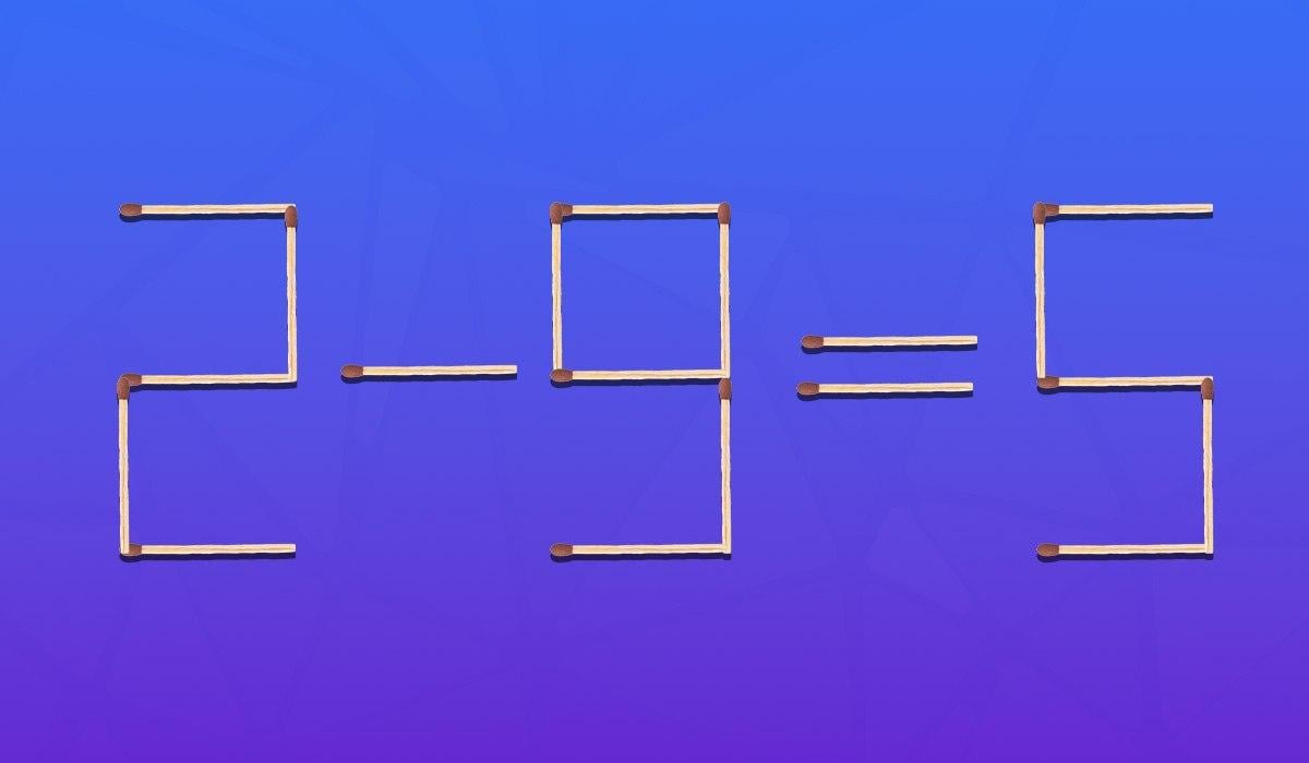 Hvilken tændstik skal flyttes for at gøre ligheden sand: en hurtig IQ-test