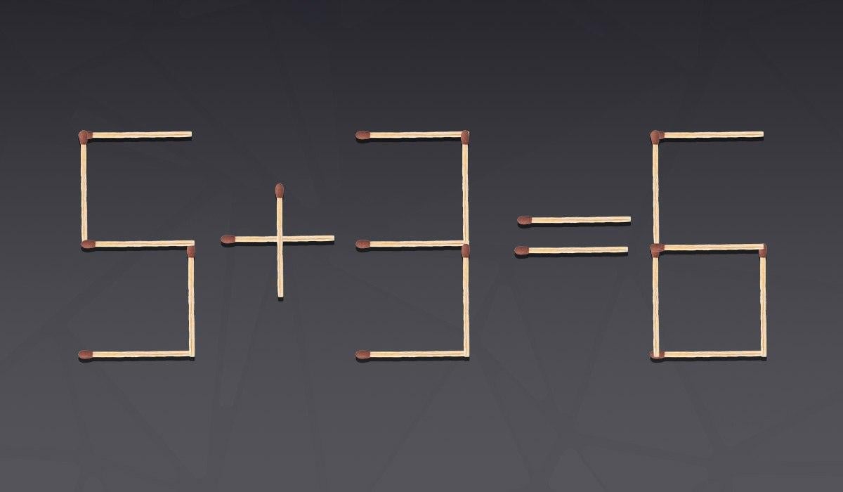 Meget svært puslespil: Du skal kun flytte én tændstik Et meget svært puslespil: Du skal kun flytte én tændstik