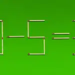 Hvilke 2 tændstikker skal trækkes for at gøre lighed korrekt: