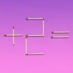 Hvilke af de 19 tændstikker skal flyttes, for at ligheden