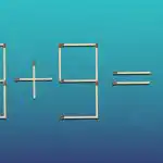 Hvilken tændstik skal flyttes, for at lighed er korrekt: et