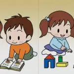 IQ-test: du skal finde 3 forskelle i billedet af børn