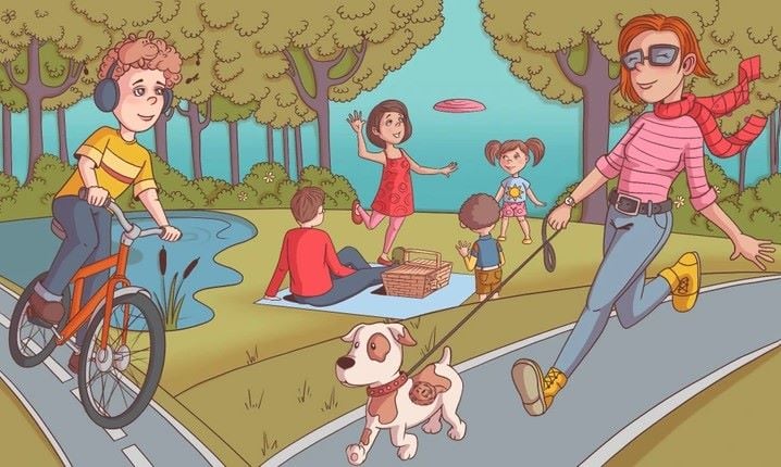 Optisk illusion med et twist: Kun et geni kan finde en flodhest i parken på 15 sekunder Optisk illusion med et twist: Kun et geni kan finde en flodhest i parken på 15 sekunder