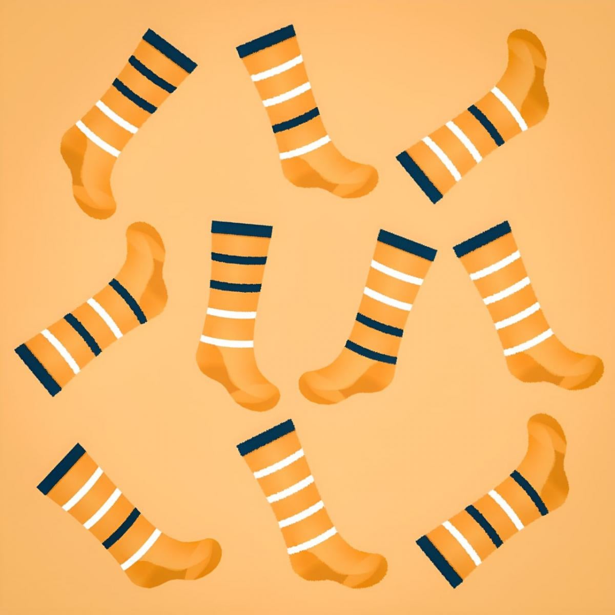 Find meget hurtigt den skjulte sok / collage Moje Find meget hurtigt en skjult sok / Moje-collage